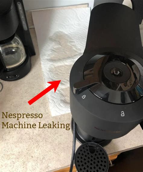 nespresso machine leaking coffee from bottom|How To Fix A Nespresso Machine Leaking (Step